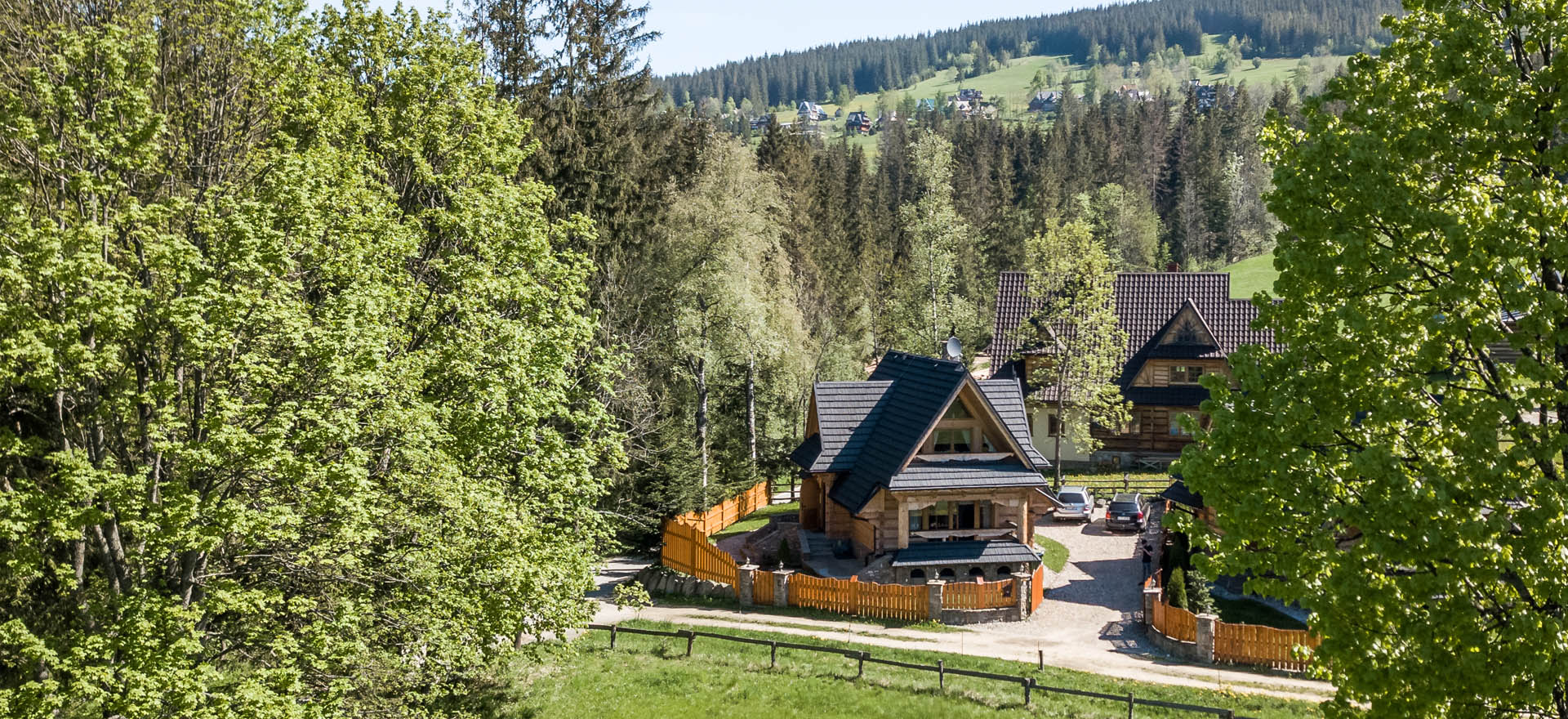 Drewniany domek w Tatrach